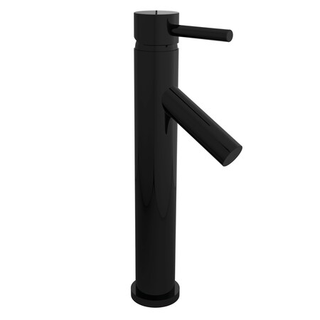 Newport Brass Single Hole Vessel Faucet in Gloss Black 1508/54